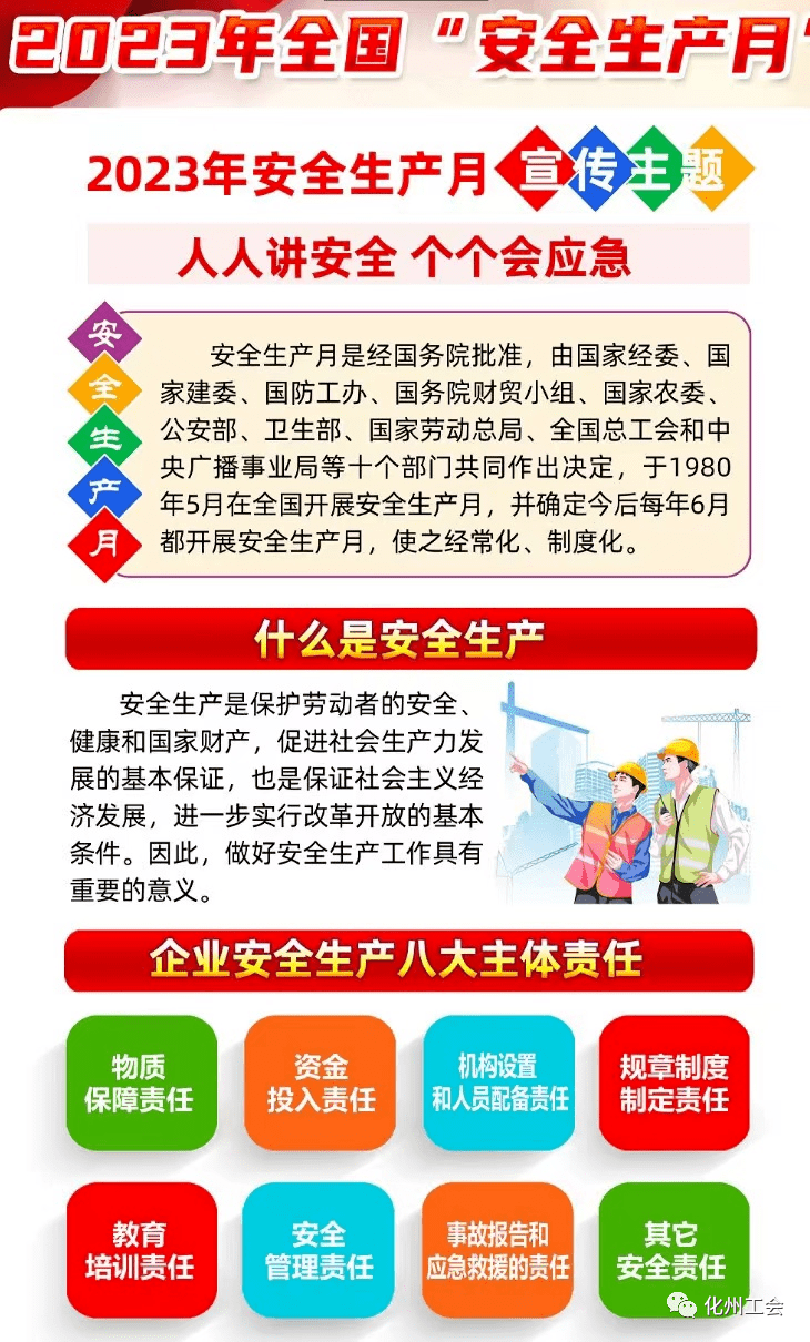 明升体育工会系统安全生产月宣传专栏(图3)